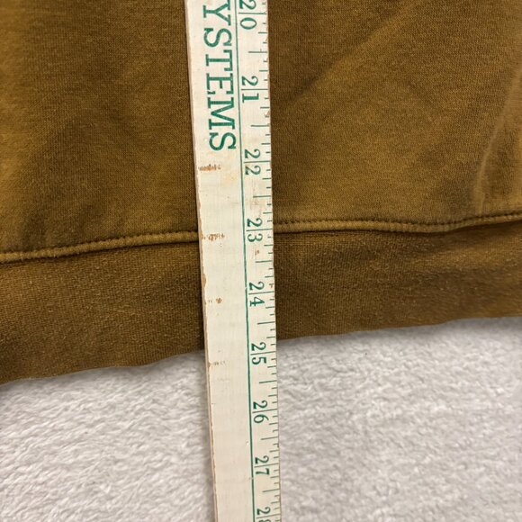 H&M Hoodie Mens XL Long Sleeve Brown Brooklyn Bridge Graphic Cozy Black Label - Picture 6 of 6